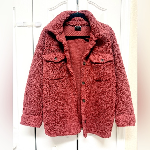 32 Degrees Jackets & Blazers - 32 Degrees Plush Sherpa Jacket in Rust